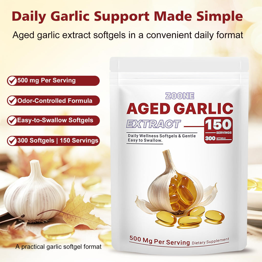 Odorless Garlic Extract 500 mg Softgels T69529