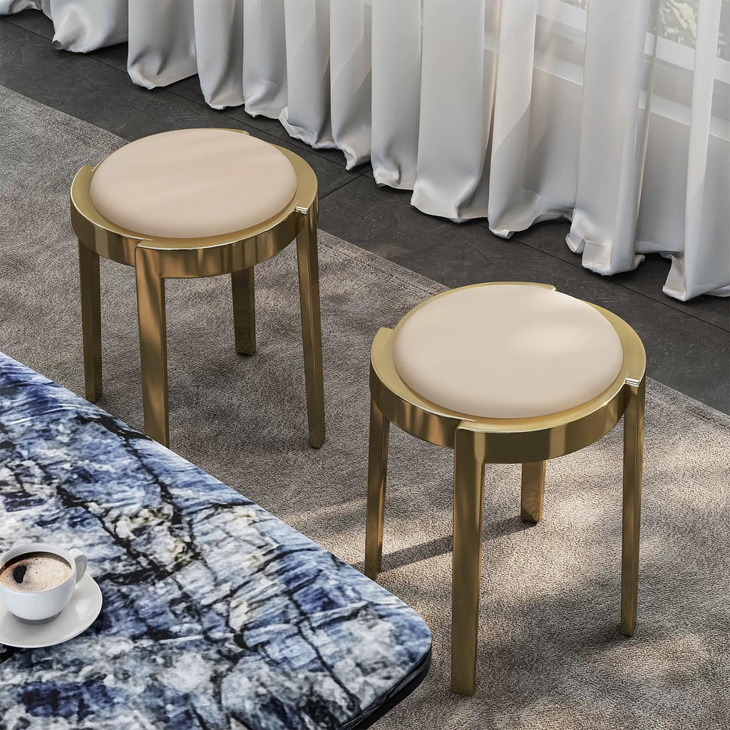 Round Stackable Stainless Steel Stools R147