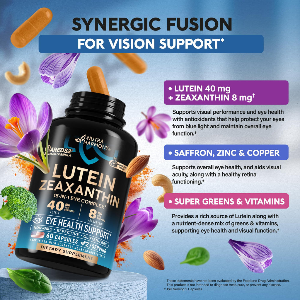 Lutein and Zeaxanthin 60 Caps R5047