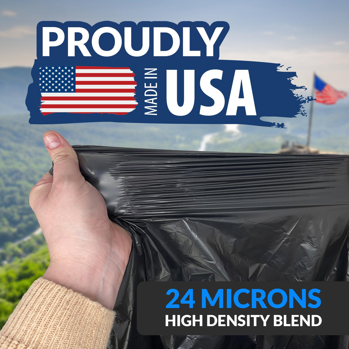 Black Heavy Duty Trash Bags 30 Count J59670
