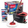 Microfiber Spin Mop & Bucket Floor Cleaning System with 2 Refills A3896
