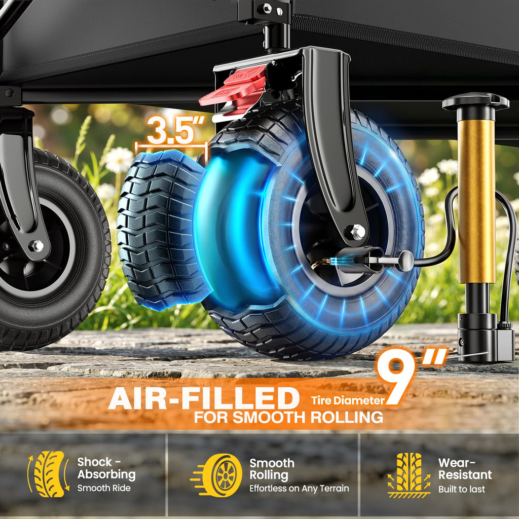 All-Terrain Wagon with Pneumatic Rubber Wheels X282450