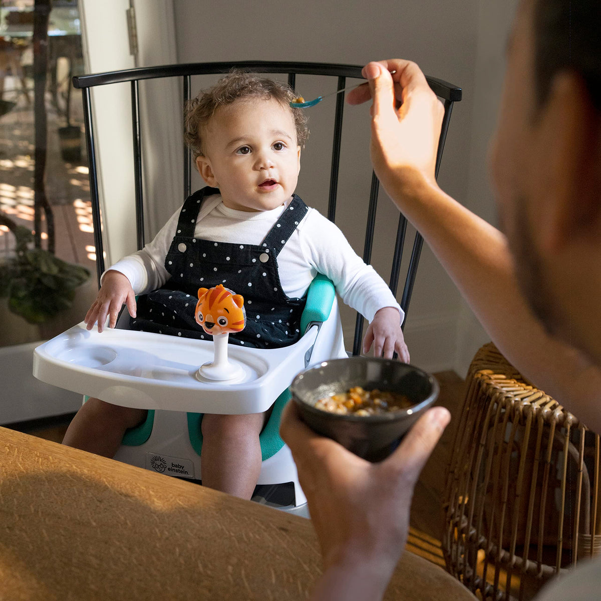 Booster Feeding & Floor Activity Seat with Self-Storing Tray F8997