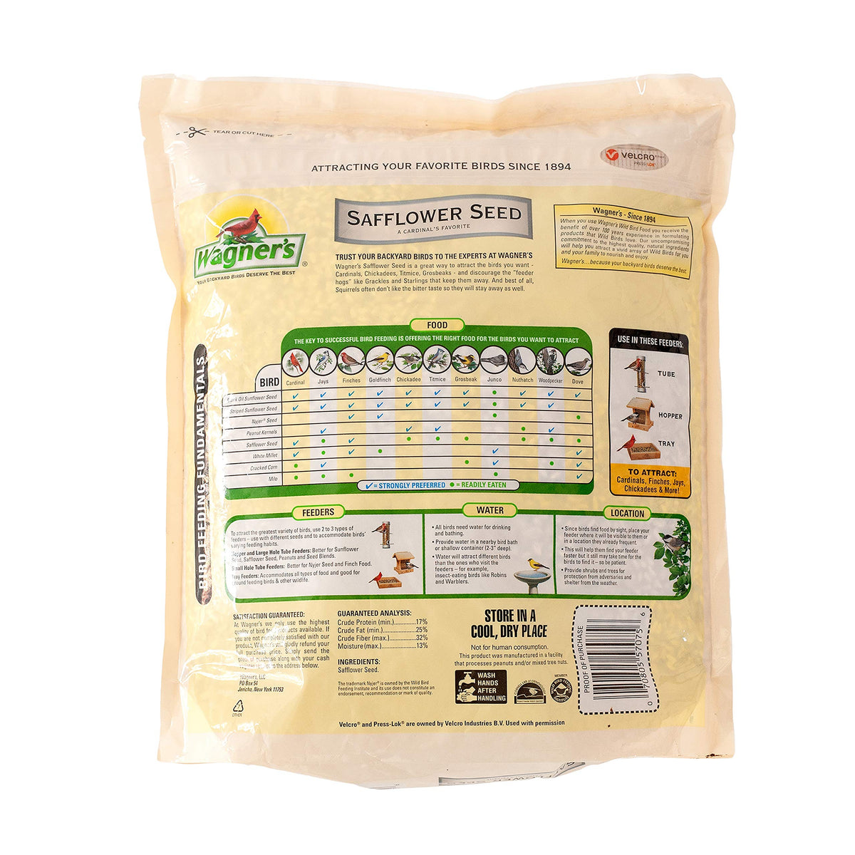 Wild Bird Food and Safflower Seed O755881