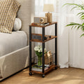 Rolling Side Table with Wheels C2557