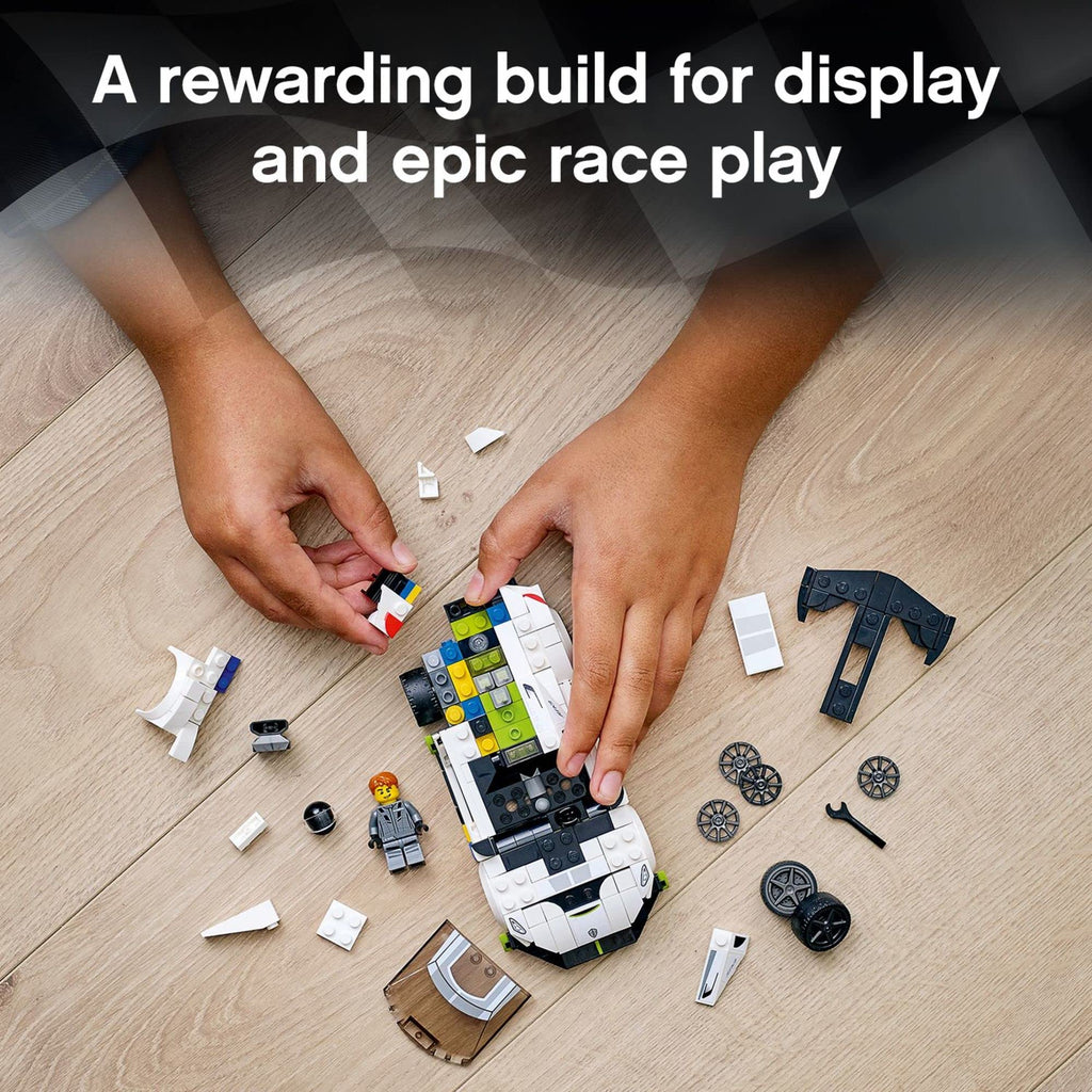 Racing Sports Car Toy with Driver Minifigure X817481