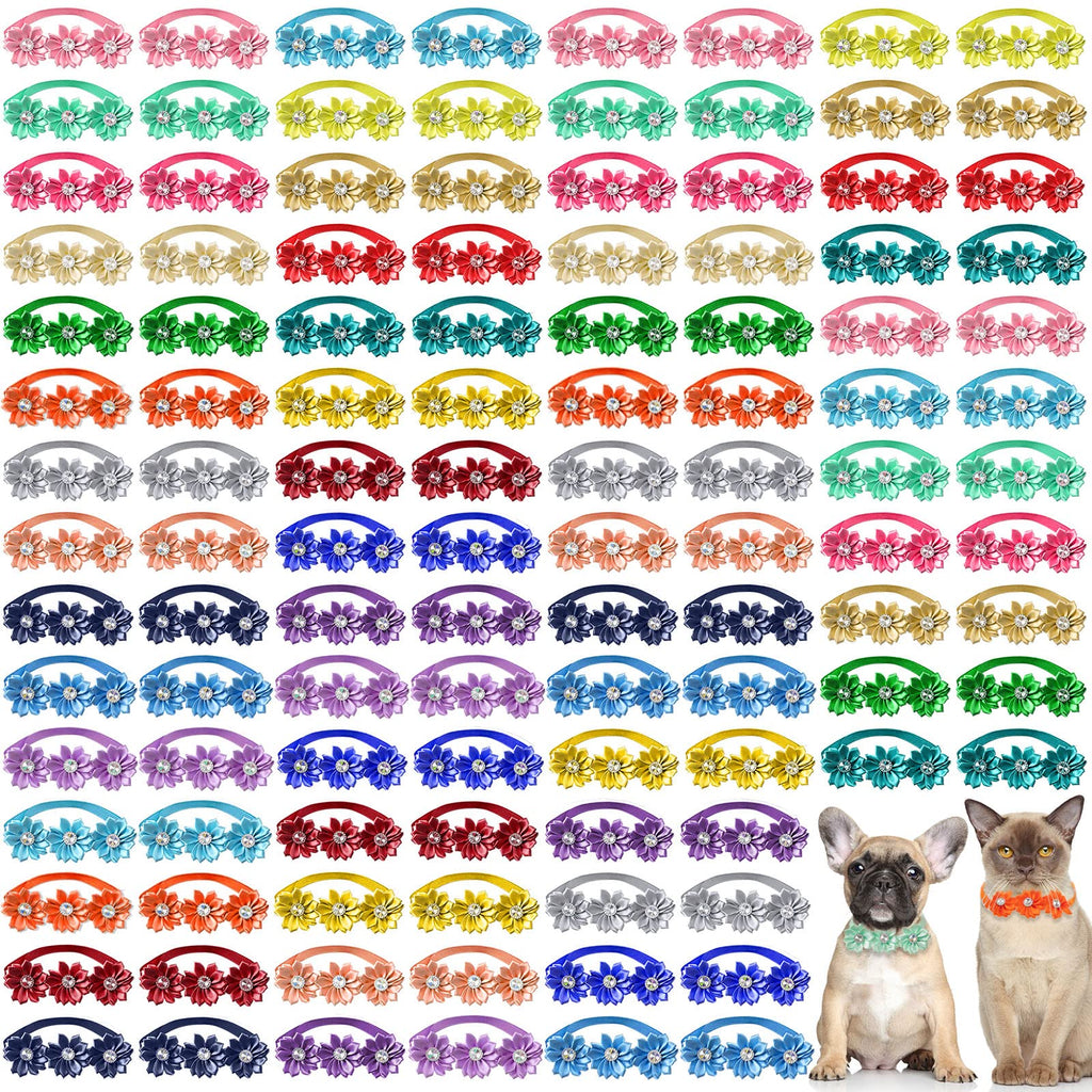 200 Pieces Adjustable Dog Bow Ties L1438