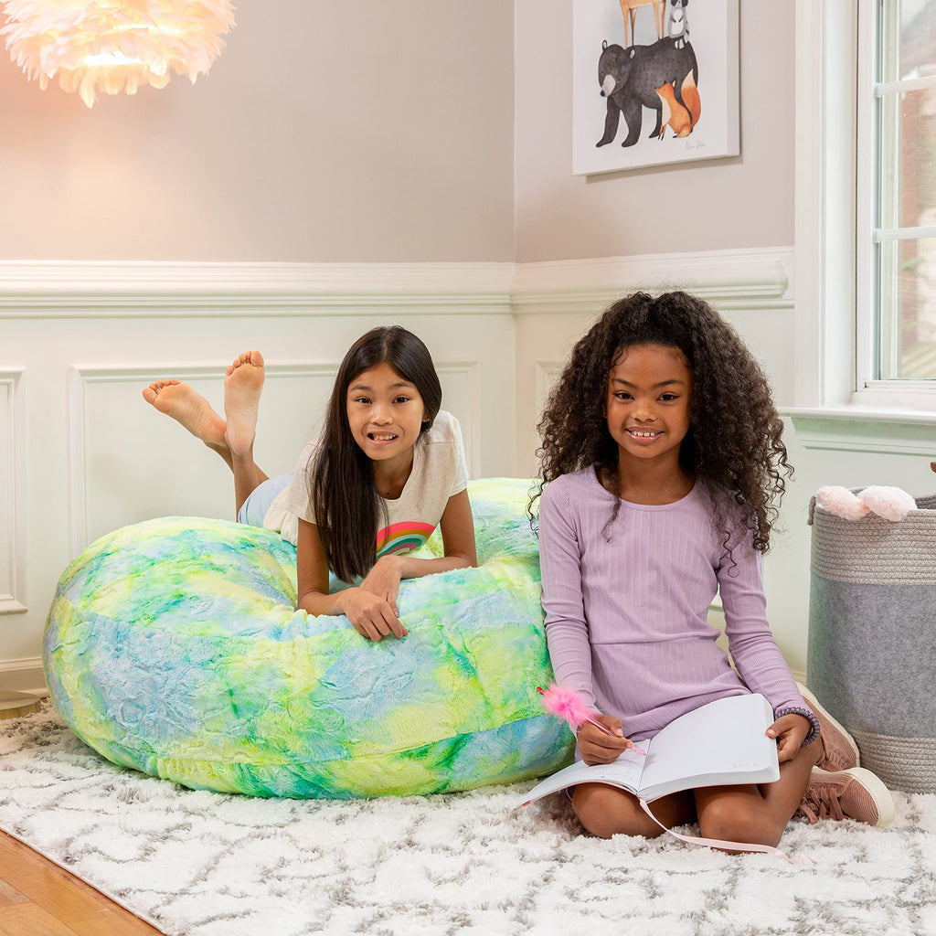 Faux Fur Bean Bag Chair Q271