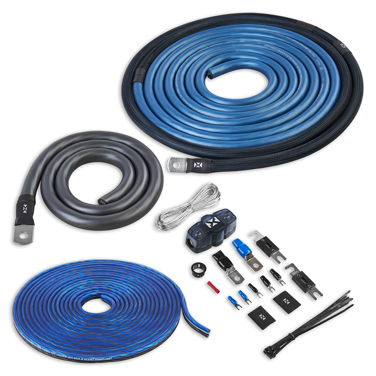 1/0 Gauge OFC Amplifier Wiring Kit X587
