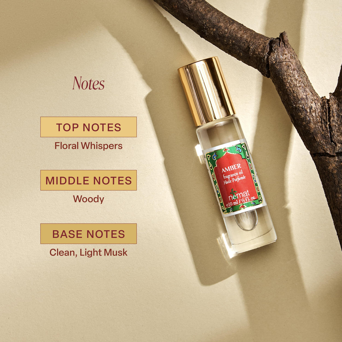 Amber Perfume Oil Roll-On 10 ml S31951