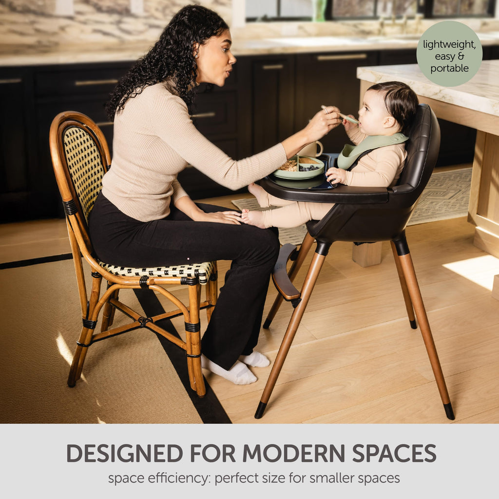 Convertible Wooden High Chair with Adjustable Height A8797