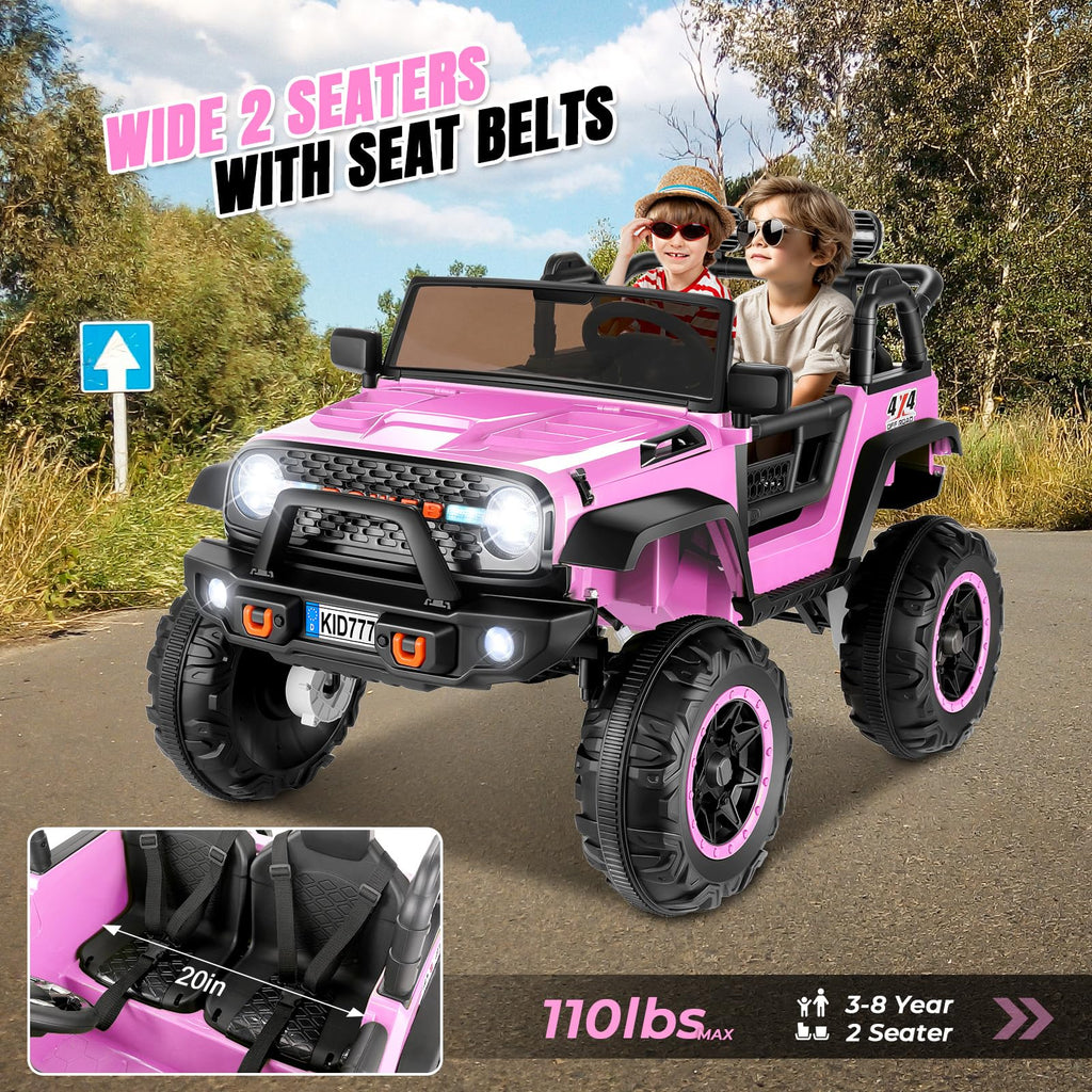 24V Pink Ride on Toy Car H230115
