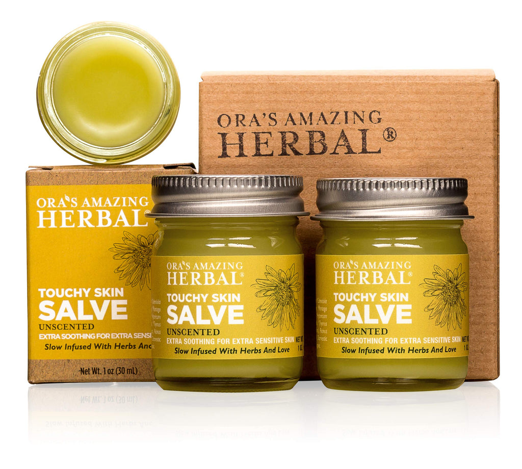 Natural Moisturizing Unscented Calendula Skin Salve, 1 oz 2 Pack W899087