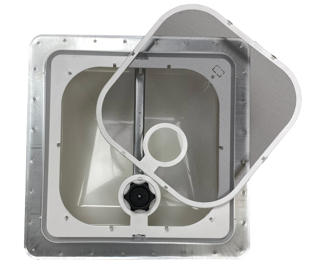 14" RV Roof Vent White Lid Non-Powered P659